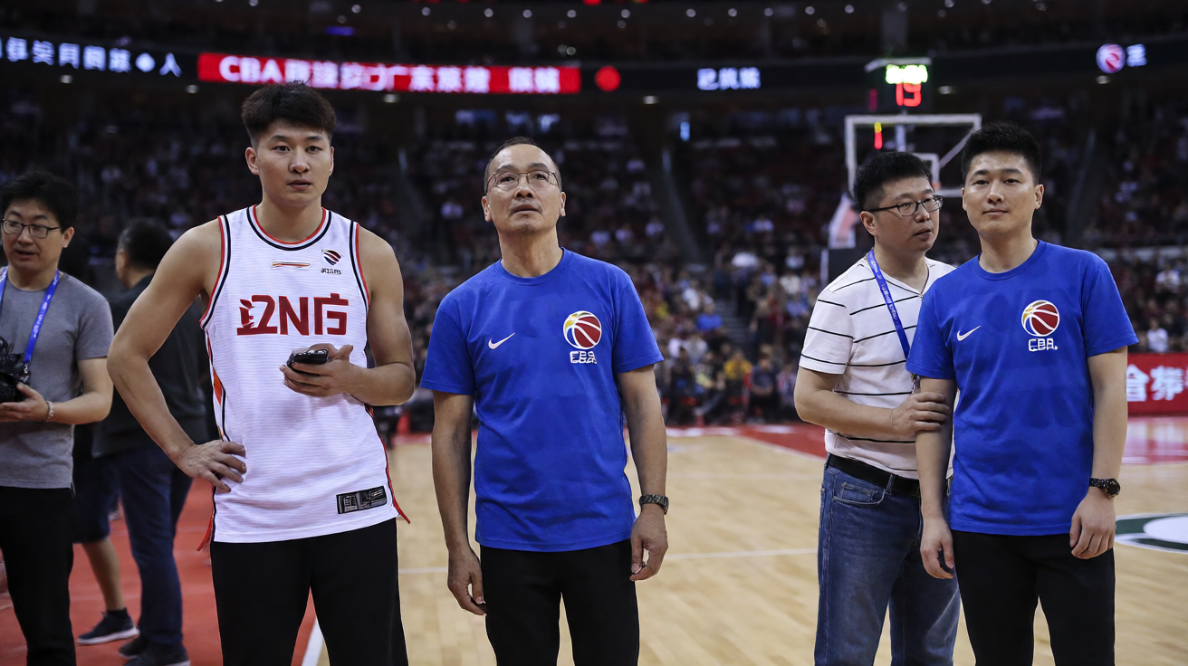 CBA联赛辽宁对阵广东比赛现场